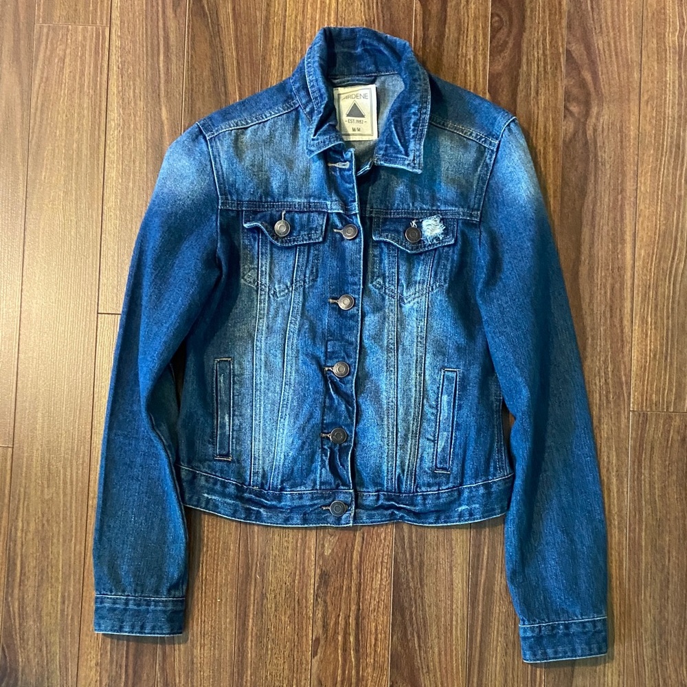 Ardene Women's Classic Blue Jean Jacket